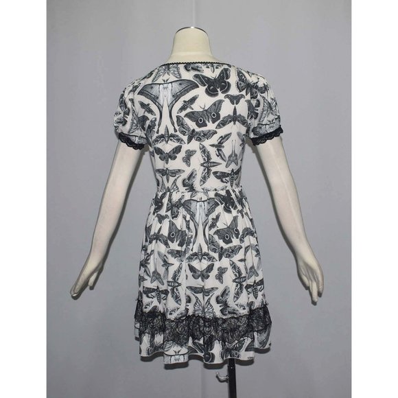 Dolls Kill Monochrome Butterfly Mini Dress - Picture 5 of 7